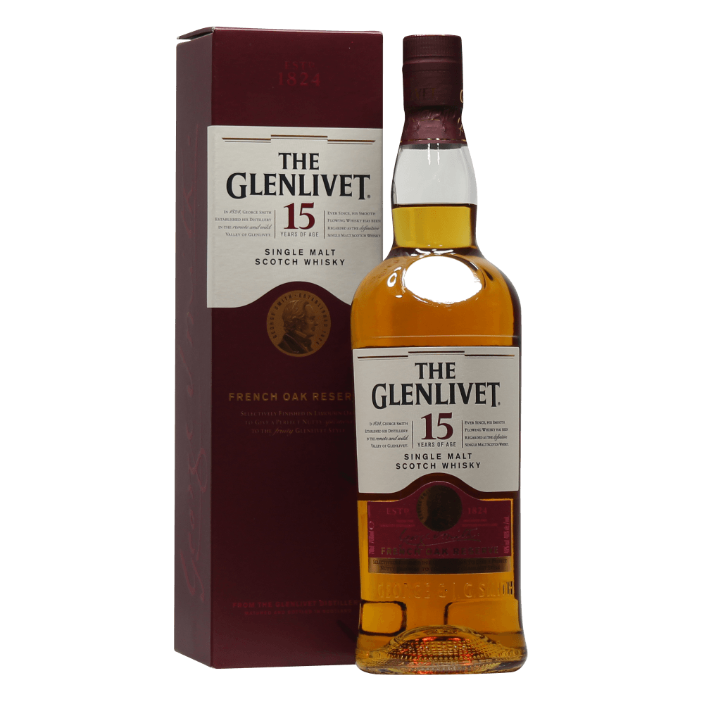 Glenlivet 15 Year Old French Oak Reserve – Single Malt Scotch Whisky
