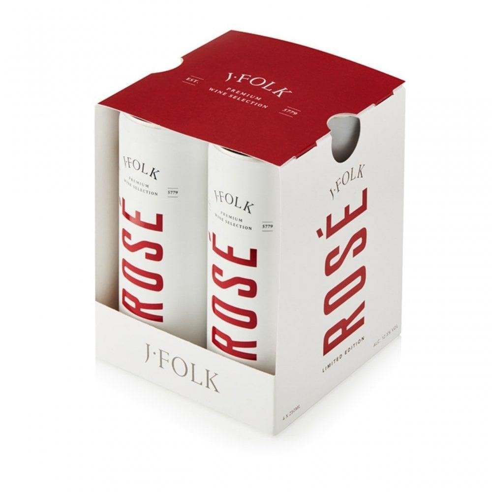 J Folk Rose Wine Cans 4 Pack