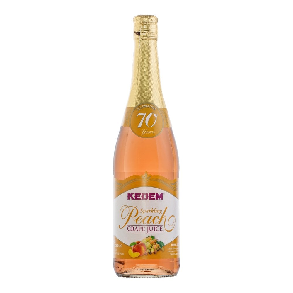 Kedem Sparkling Peach Grape Juice