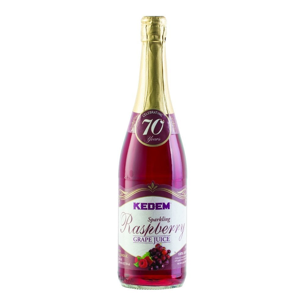 Kedem Sparkling Raspberry Grape Juice