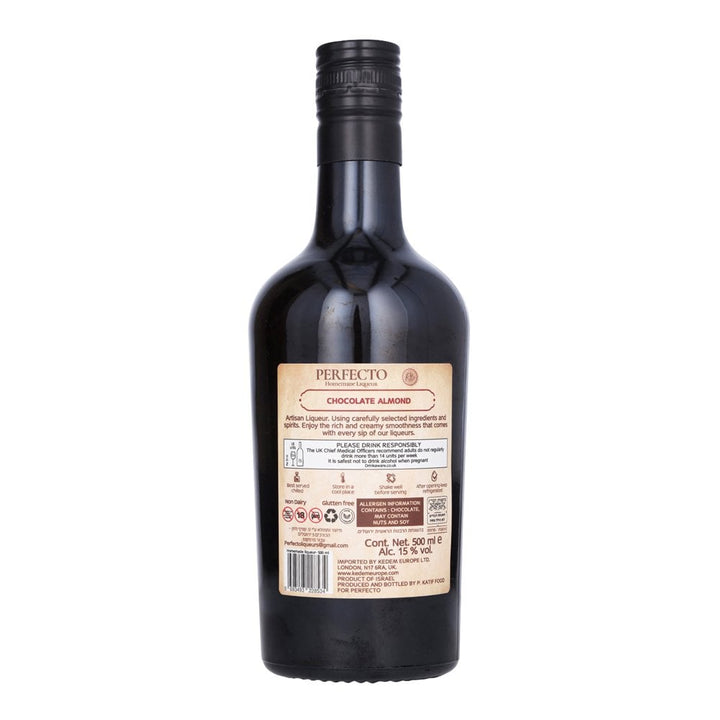 Perfecto Chocolate Almond Liqueur – Rich Chocolate & Roasted Almond Fusion