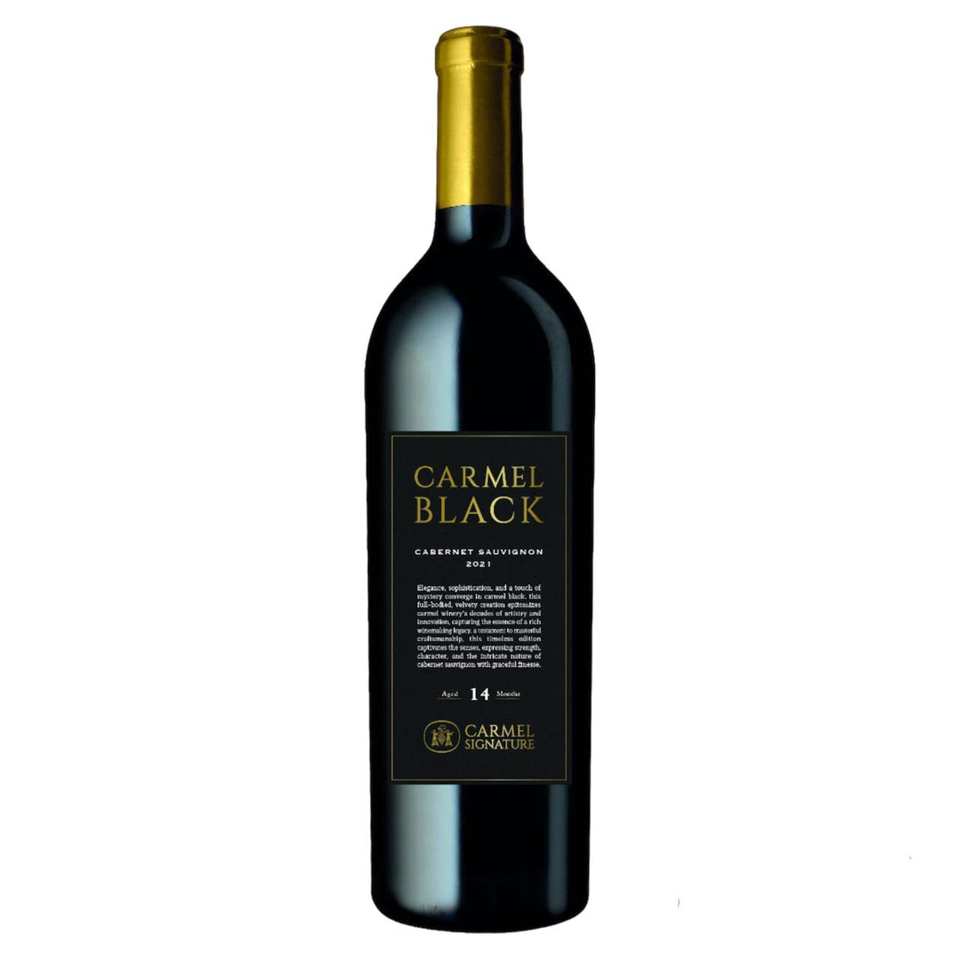 Carmel Black dry red wine. Kosher Wine.