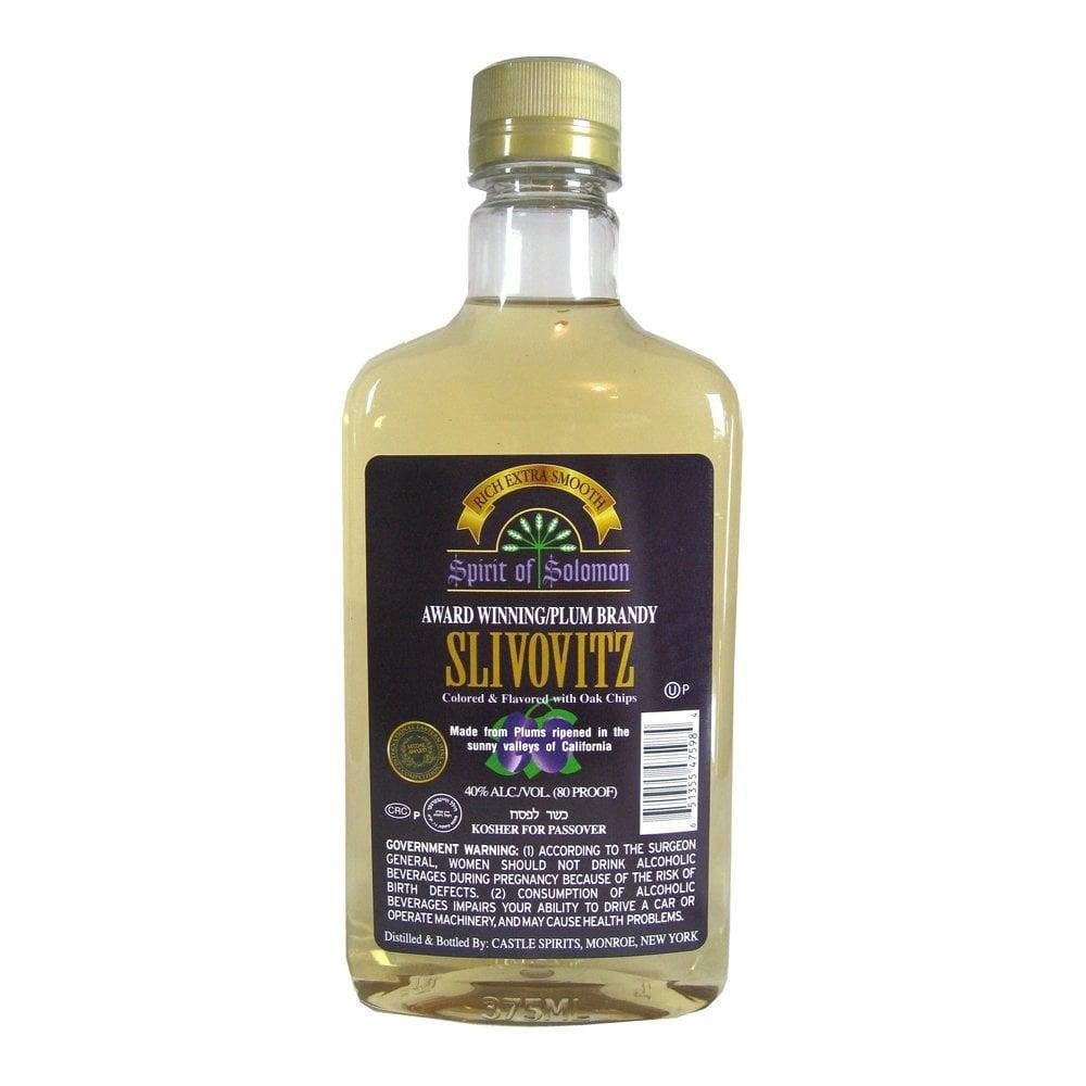 Spirit Of Solomon Slivovotz - Plum Brandy Half Size