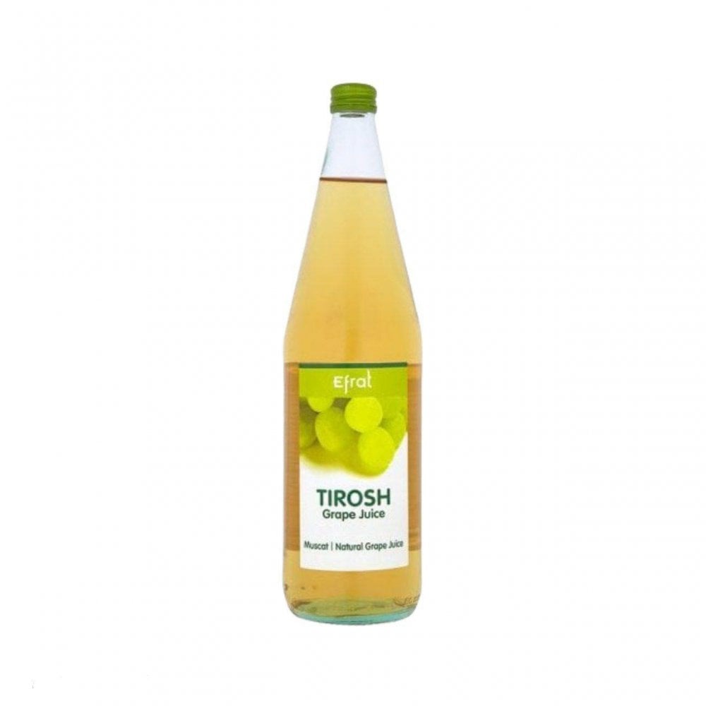 Image of Efrat Tirosh Natural White Muscat Grape Juice bottle, a kiddish wine showcasing its floral aroma and refreshing, naturally sweet flavour profile.