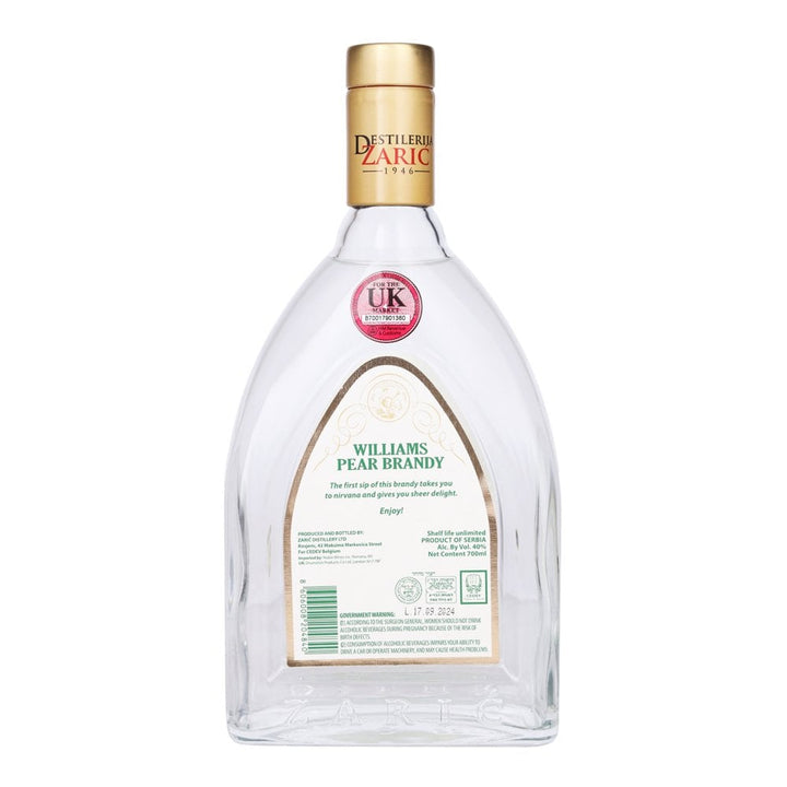 Zaric Williams Pear Brandy